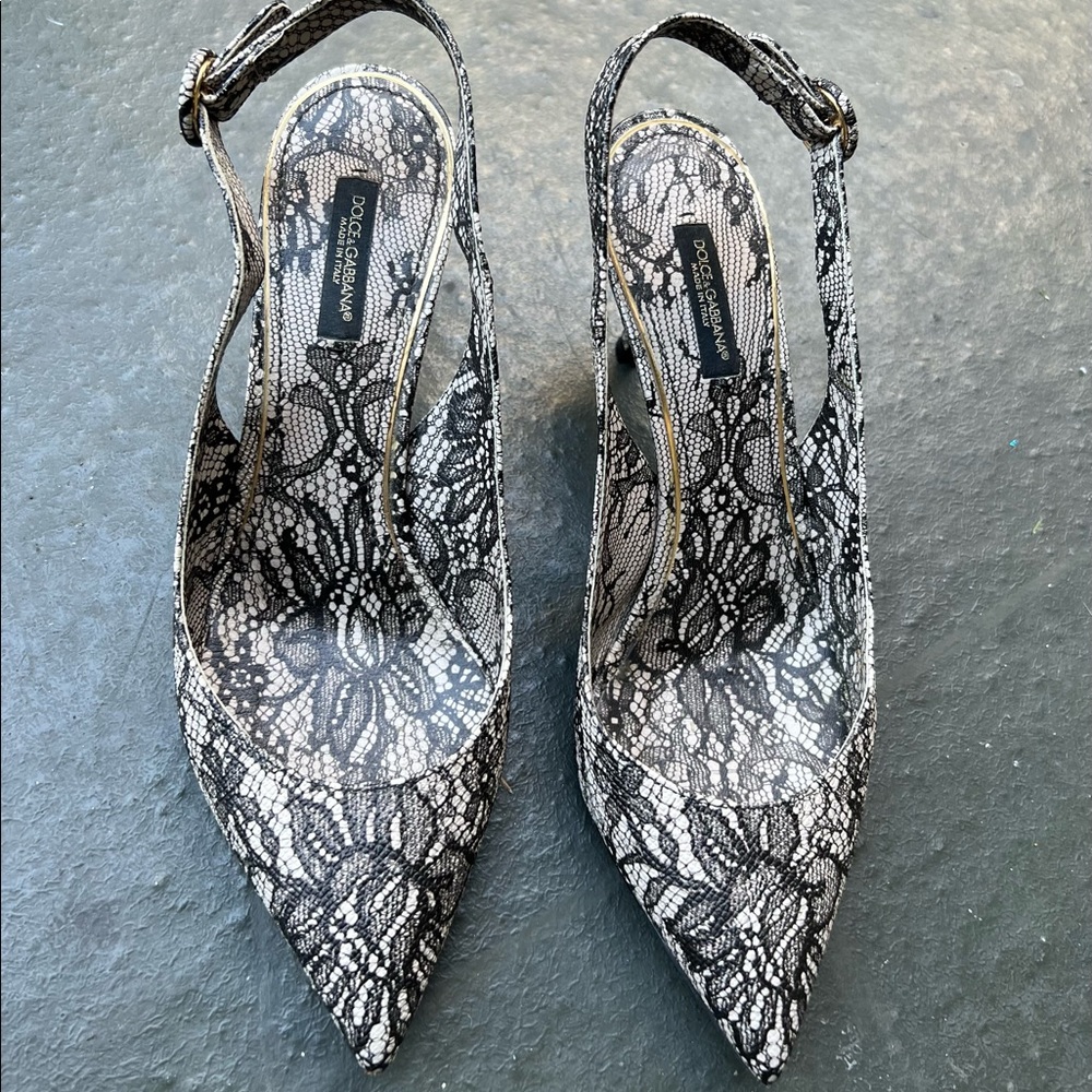 Dolce & Gabbana Lace Heels